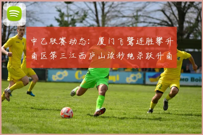中乙联赛动态：厦门飞鹭连胜攀升南区第三江西庐山读秒绝杀跃升南区第四